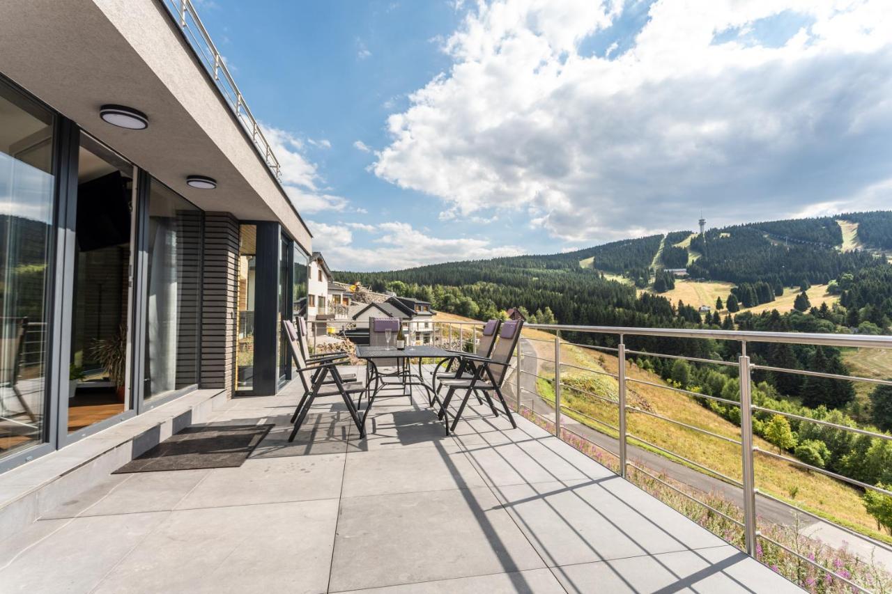 Wellness Villa Klinovec Views Loučná pod Klínovcem المظهر الخارجي الصورة