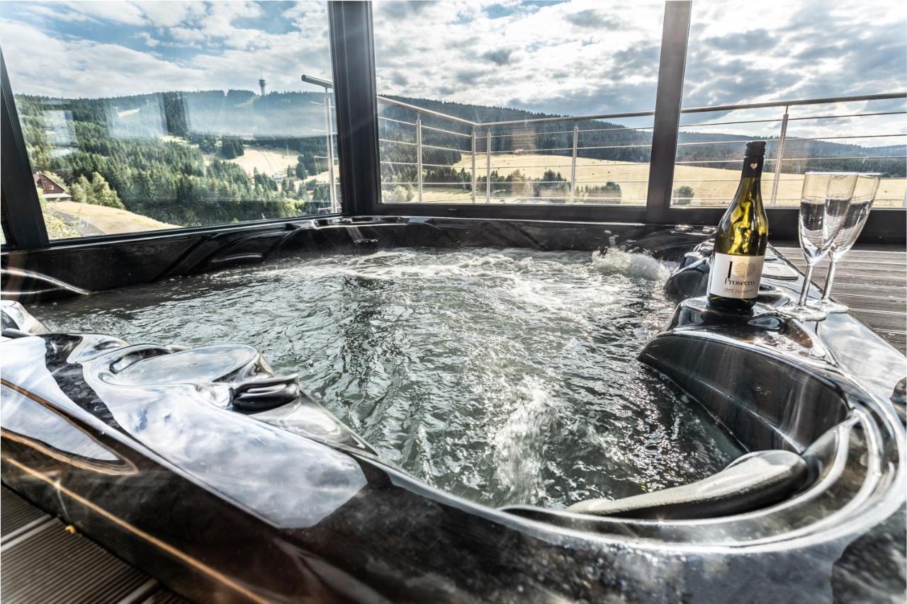 Wellness Villa Klinovec Views Loučná pod Klínovcem المظهر الخارجي الصورة