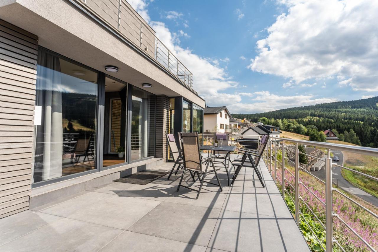 Wellness Villa Klinovec Views Loučná pod Klínovcem المظهر الخارجي الصورة