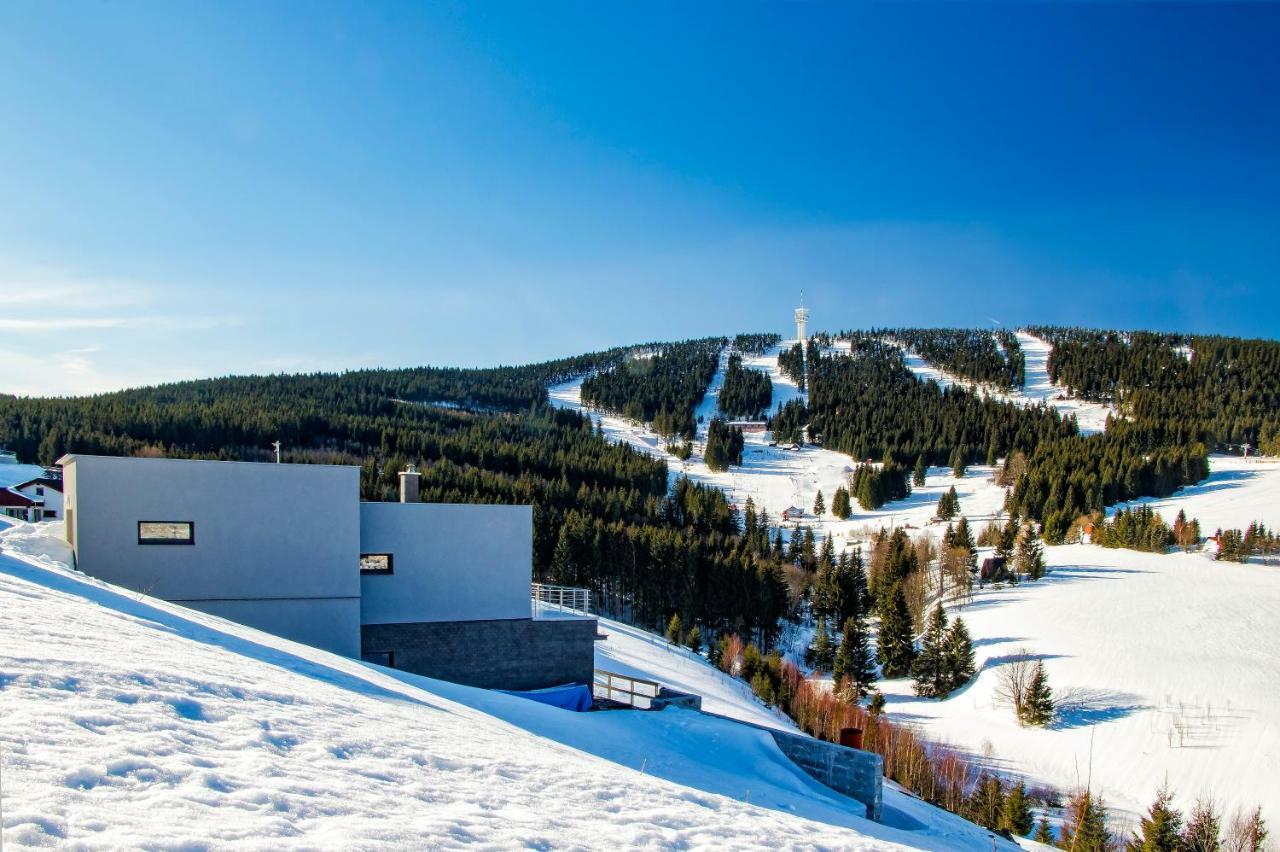 Wellness Villa Klinovec Views Loučná pod Klínovcem المظهر الخارجي الصورة